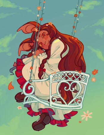 oc belongs to @asfodeltide on twt